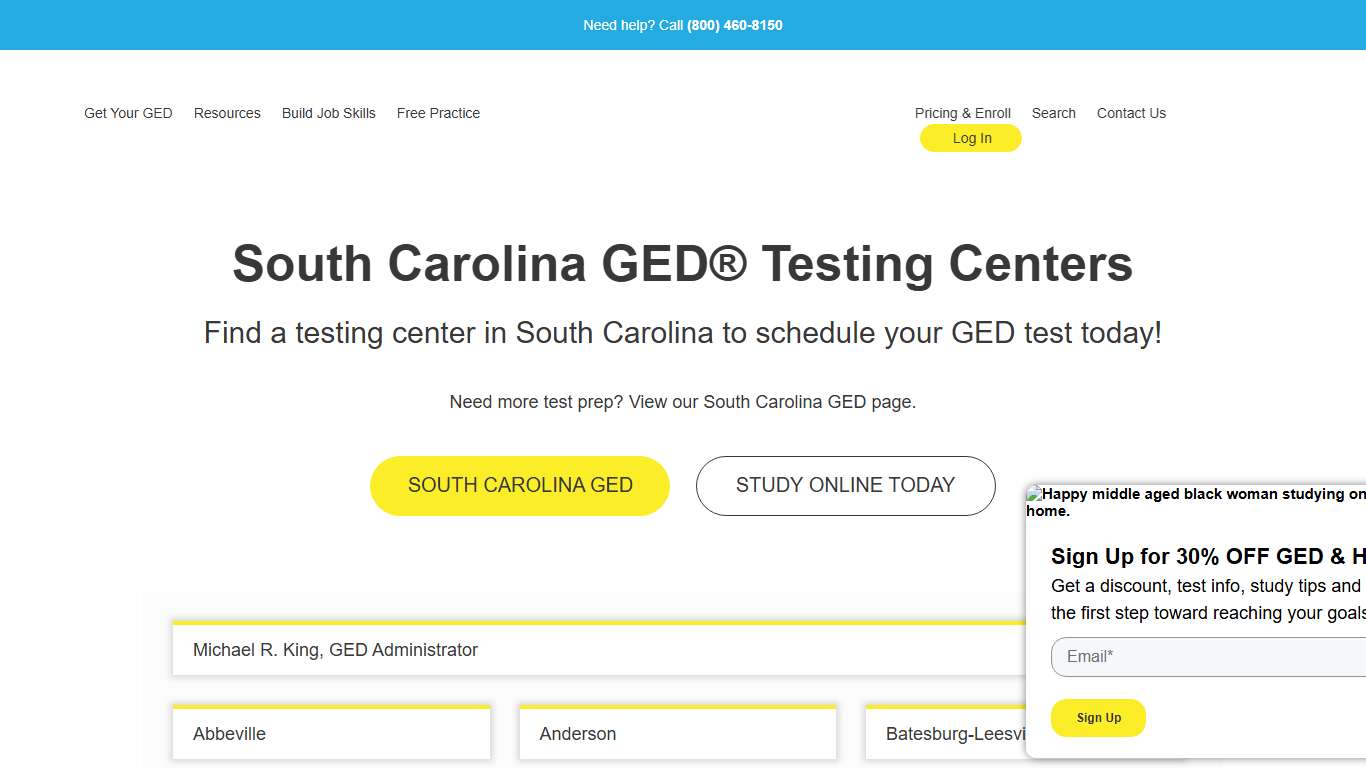 South Carolina GED Testing Centers Essential Education